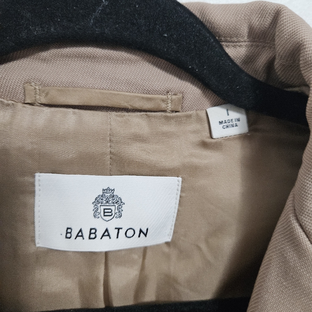 SOLD Aritzia Babaton Vogue Oversized City Wool Blazer Sz 1 S/M Camel - Picture 7 of 16